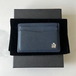 Dunhill leather cardholder (blue)